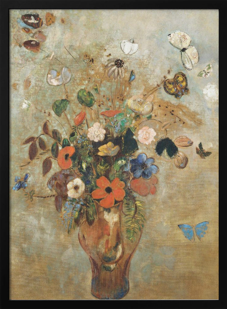 Still Life With Flowers - Stretched Canvas, Poster or Fine Art Print I Heart Wall Art