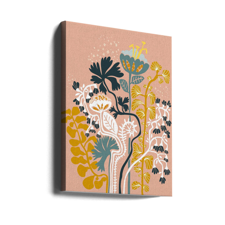 Stockholm garden day blush - Stretched Canvas, Poster or Fine Art Print I Heart Wall Art