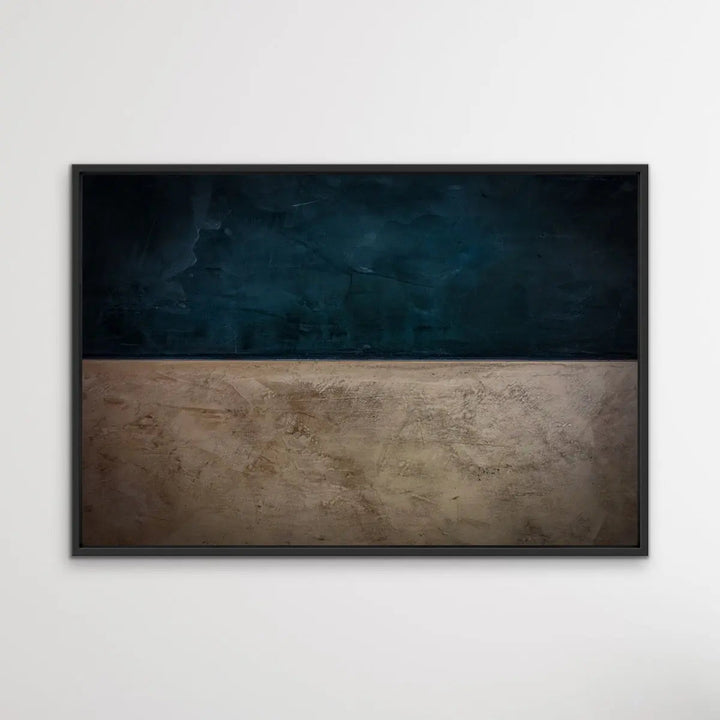 Storm Is Coming  - Black and Brown Simple Minimalistic Abstract Landscape Print - I Heart Wall Art