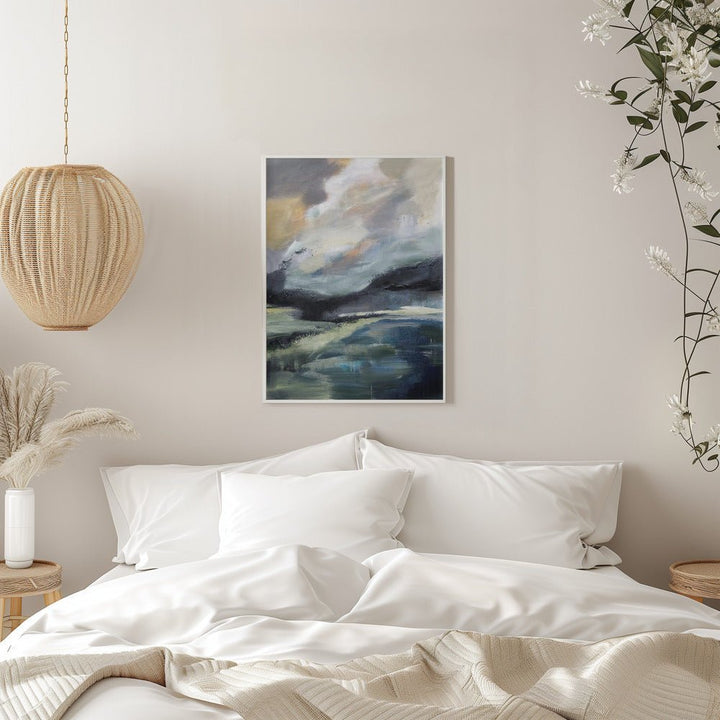 Stormy Horizons Landscape - Stretched Canvas, Poster or Fine Art Print - I Heart Wall Art - Poster Print, Canvas Print or Framed Art Print