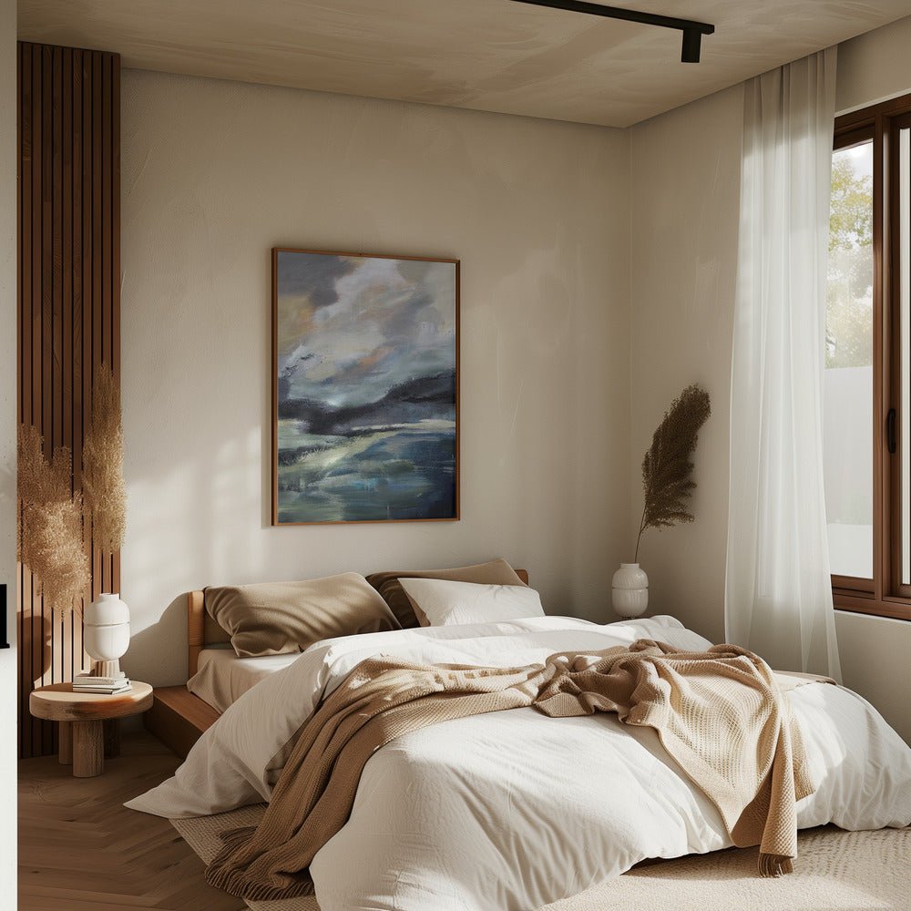 Stormy Horizons Landscape - Stretched Canvas, Poster or Fine Art Print - I Heart Wall Art - Poster Print, Canvas Print or Framed Art Print