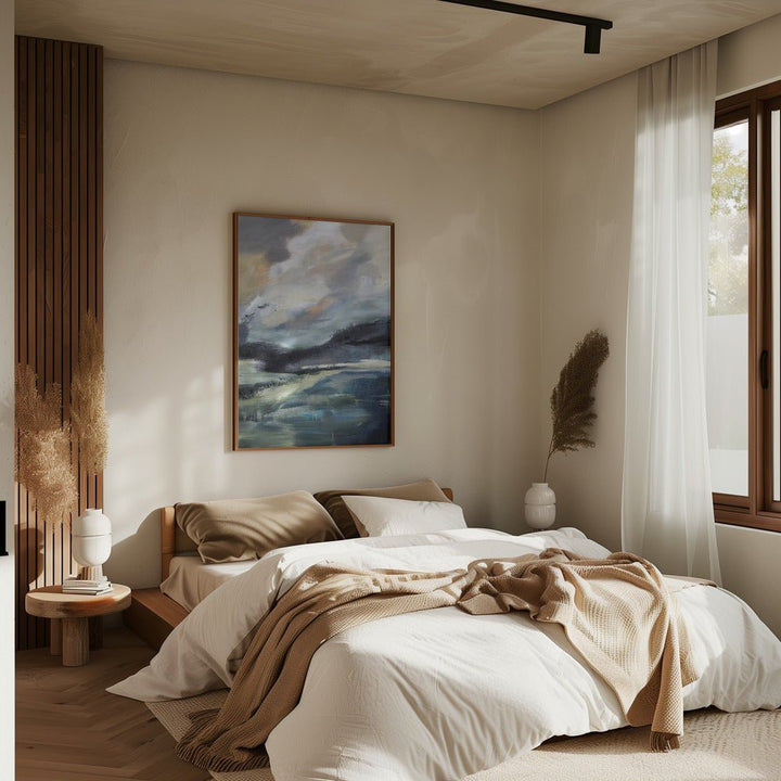 Stormy Horizons Landscape - Stretched Canvas, Poster or Fine Art Print - I Heart Wall Art - Poster Print, Canvas Print or Framed Art Print