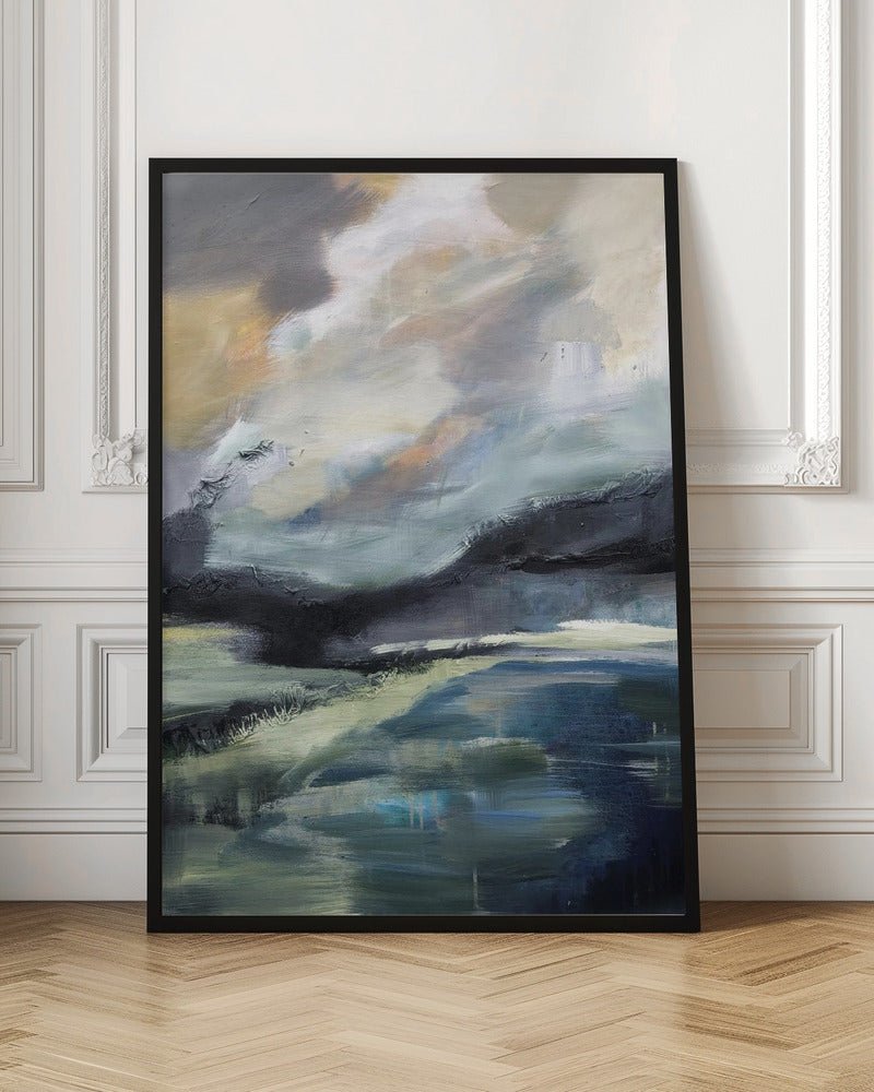 Stormy Horizons Landscape - Stretched Canvas, Poster or Fine Art Print - I Heart Wall Art - Poster Print, Canvas Print or Framed Art Print