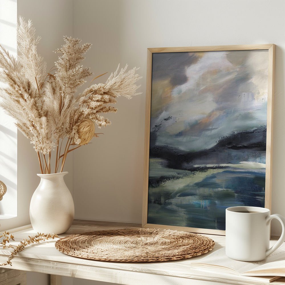 Stormy Horizons Landscape - Stretched Canvas, Poster or Fine Art Print - I Heart Wall Art - Poster Print, Canvas Print or Framed Art Print