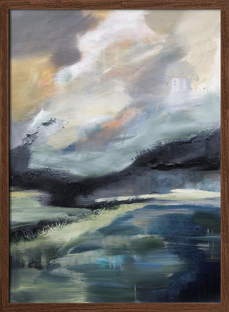 Stormy Horizons Landscape - Stretched Canvas, Poster or Fine Art Print - I Heart Wall Art - Poster Print, Canvas Print or Framed Art Print