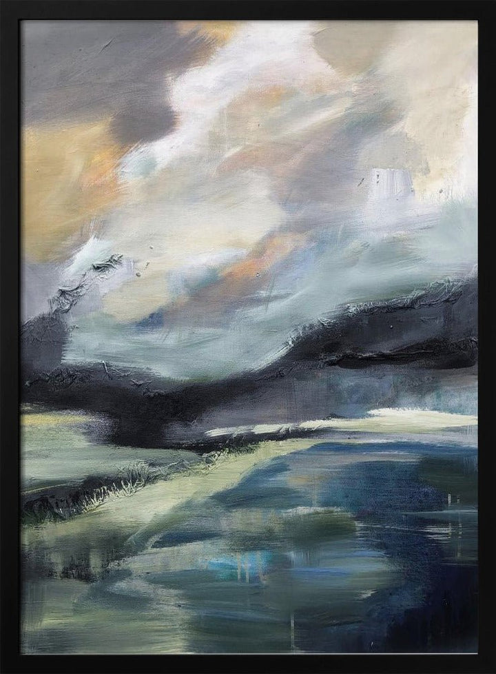 Stormy Horizons Landscape - Stretched Canvas, Poster or Fine Art Print - I Heart Wall Art - Poster Print, Canvas Print or Framed Art Print