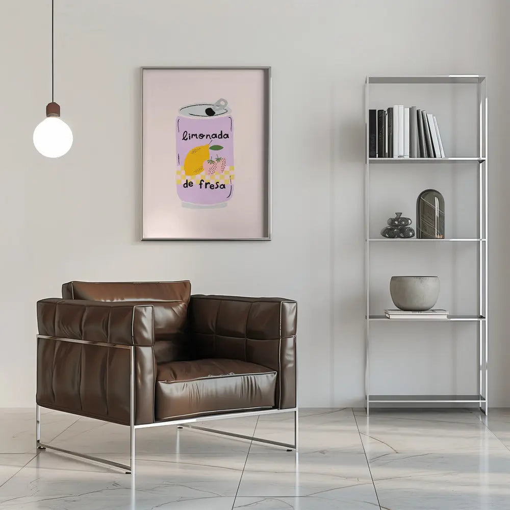 Strawberry Lemonade - Stretched Canvas, Poster or Fine Art Print I Heart Wall Art