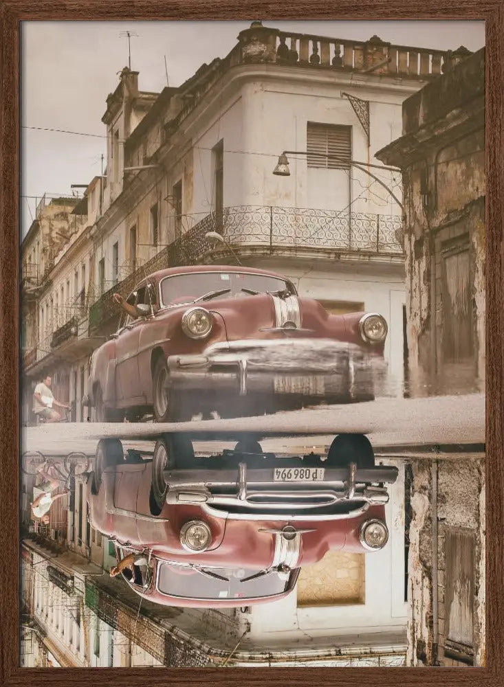 Streets of Havana, Cuba - Stretched Canvas, Poster or Fine Art Print I Heart Wall Art