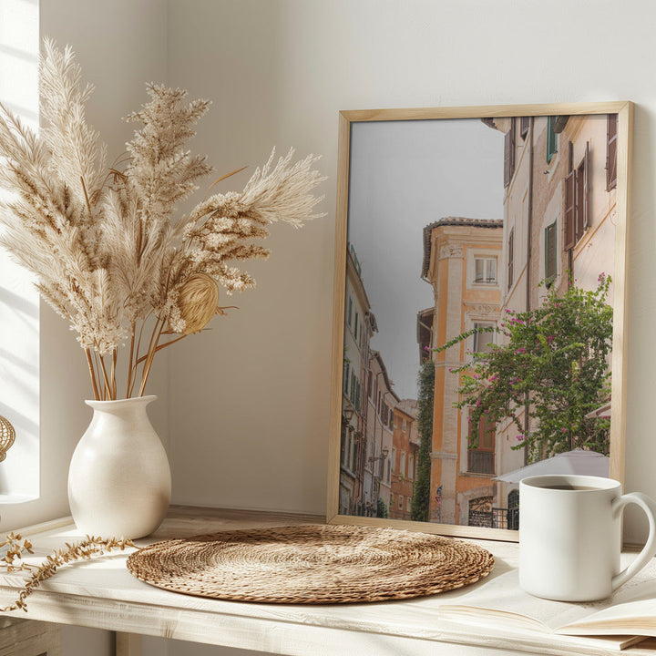 Streets of Rome - Stretched Canvas, Poster or Fine Art Print I Heart Wall Art