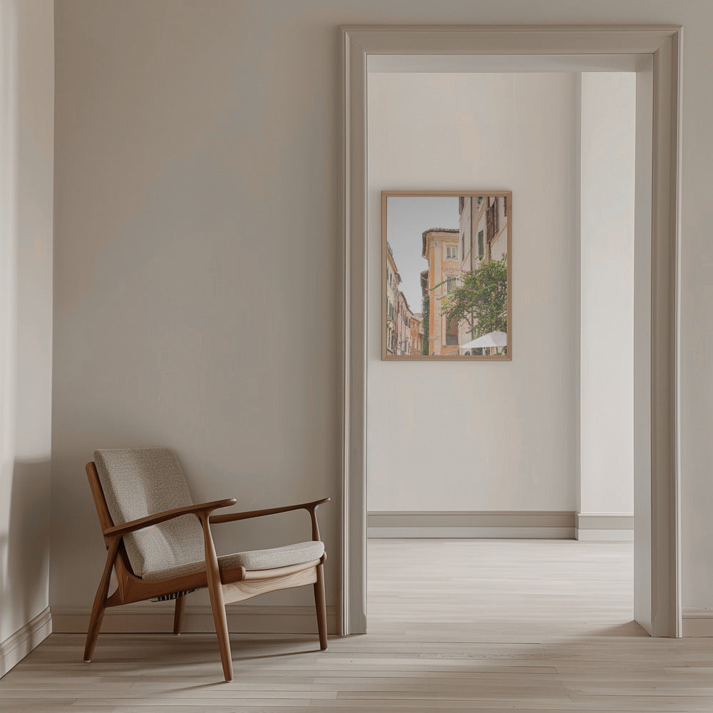 Streets of Rome - Stretched Canvas, Poster or Fine Art Print I Heart Wall Art