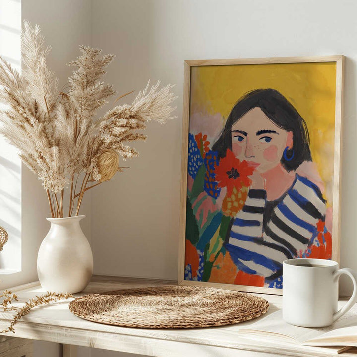 Striped Daydreams - Stretched Canvas, Poster or Fine Art Print - I Heart Wall Art - Poster Print, Canvas Print or Framed Art Print