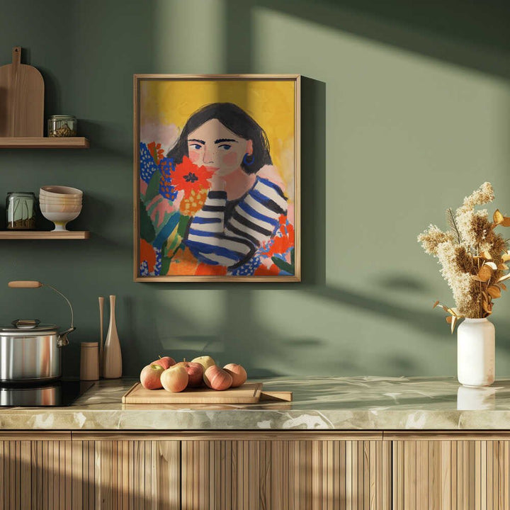 Striped Daydreams - Stretched Canvas, Poster or Fine Art Print - I Heart Wall Art - Poster Print, Canvas Print or Framed Art Print