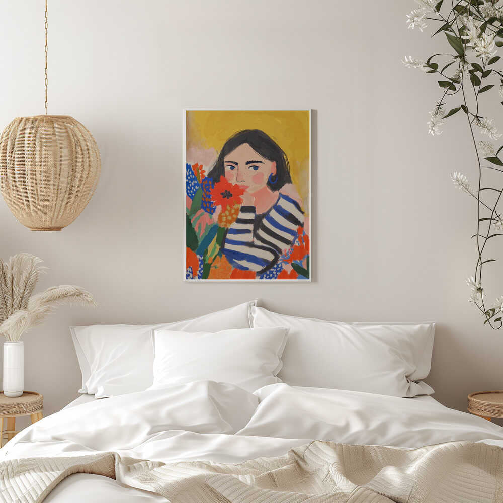 Striped Daydreams - Stretched Canvas, Poster or Fine Art Print - I Heart Wall Art - Poster Print, Canvas Print or Framed Art Print