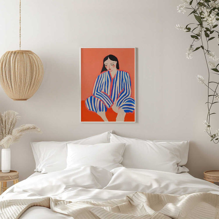 Striped Reflection - Stretched Canvas, Poster or Fine Art Print - I Heart Wall Art - Poster Print, Canvas Print or Framed Art Print