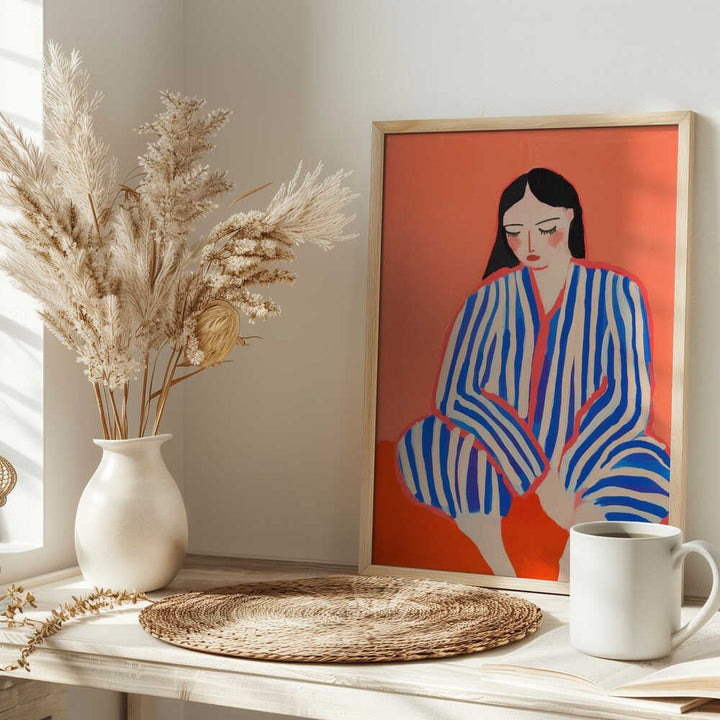 Striped Reflection - Stretched Canvas, Poster or Fine Art Print - I Heart Wall Art - Poster Print, Canvas Print or Framed Art Print