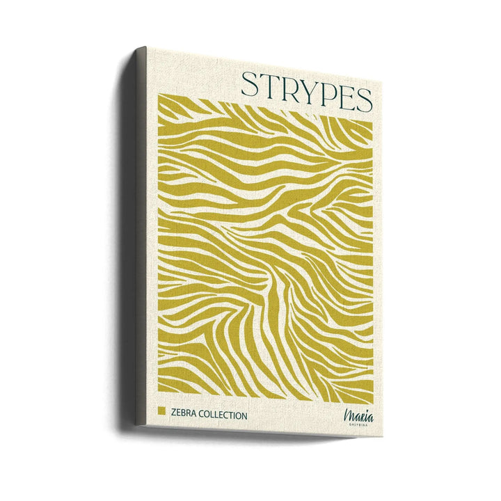 STRIPES. Zebra Collection - Stretched Canvas, Poster or Fine Art Print I Heart Wall Art