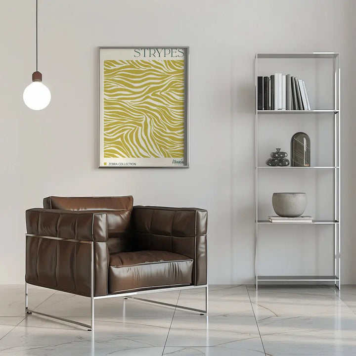 STRIPES. Zebra Collection - Stretched Canvas, Poster or Fine Art Print I Heart Wall Art