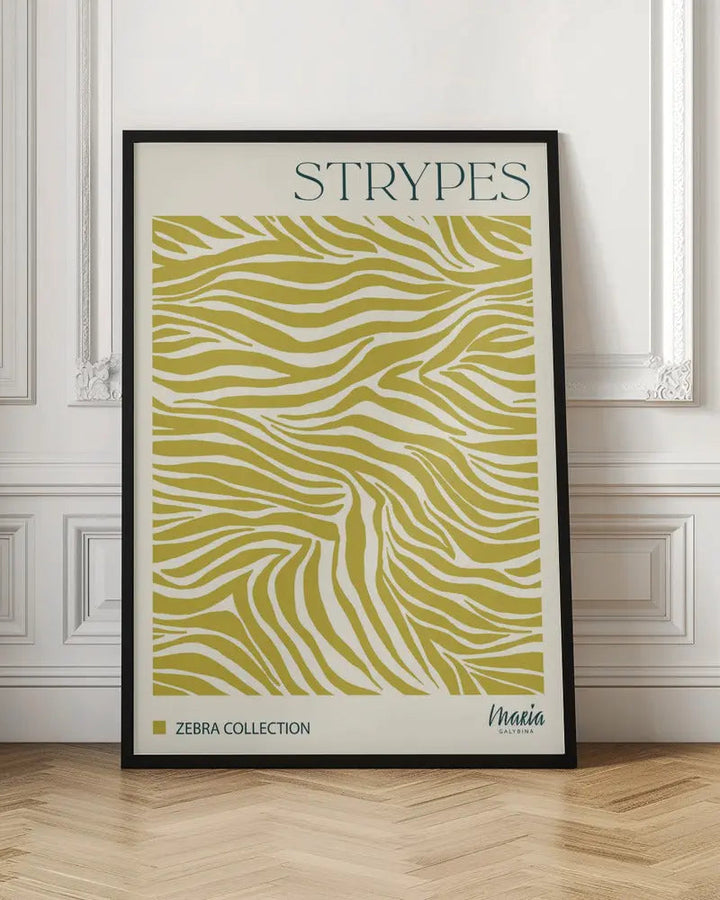 STRIPES. Zebra Collection - Stretched Canvas, Poster or Fine Art Print I Heart Wall Art
