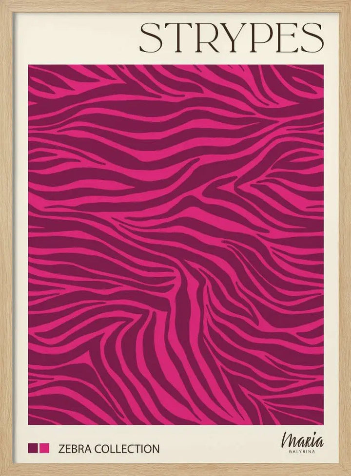 STRIPES. Zebra Collection - Stretched Canvas, Poster or Fine Art Print I Heart Wall Art
