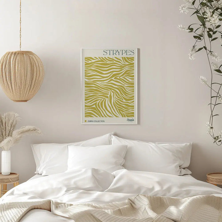 STRIPES. Zebra Collection - Stretched Canvas, Poster or Fine Art Print I Heart Wall Art