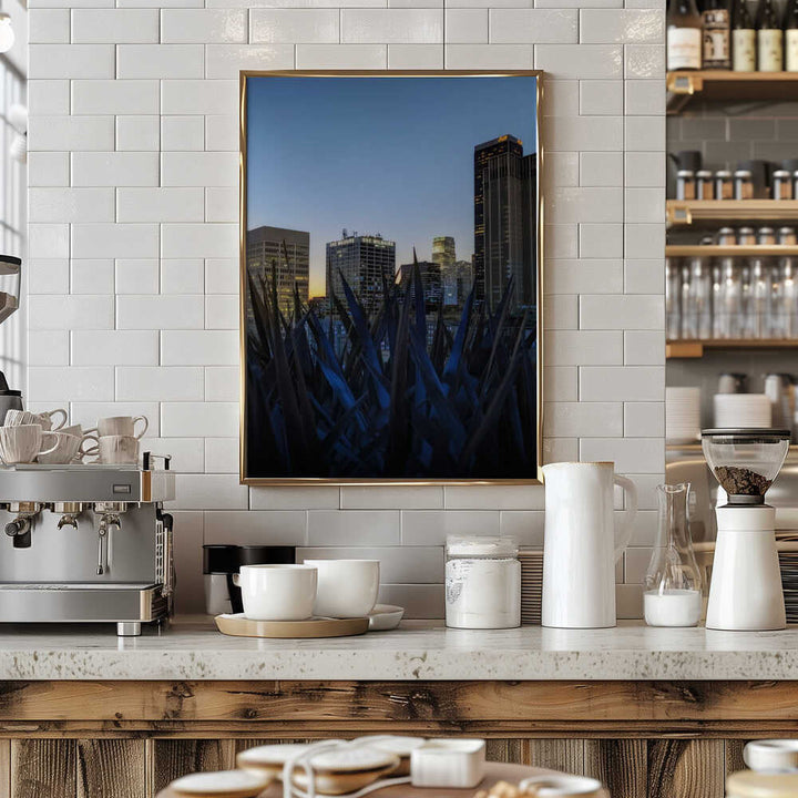 Stunning Los Angeles Skyline at Dusk - Stretched Canvas, Poster or Fine Art Print - I Heart Wall Art - Poster Print, Canvas Print or Framed Art Print