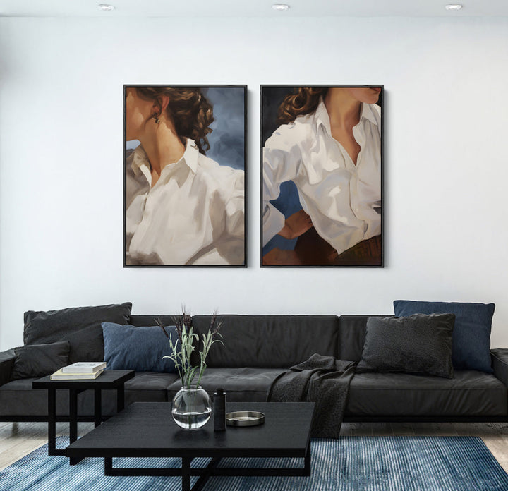 Two framed paintings 