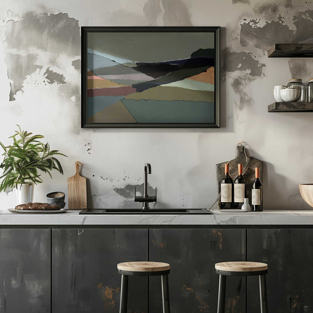 Subdued Landscape - Stretched Canvas, Poster or Fine Art Print - I Heart Wall Art - Poster Print, Canvas Print or Framed Art Print