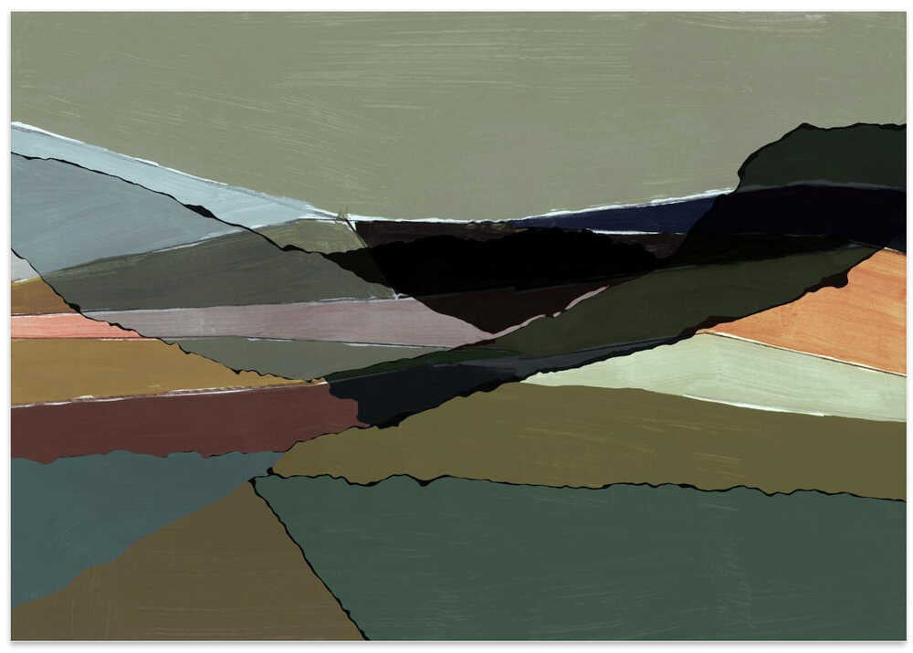 Subdued Landscape - Stretched Canvas, Poster or Fine Art Print - I Heart Wall Art - Poster Print, Canvas Print or Framed Art Print