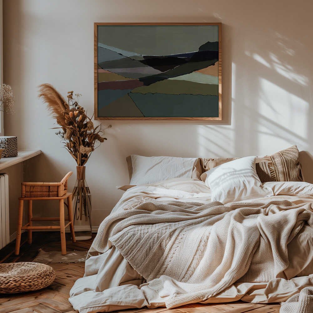 Subdued Landscape - Stretched Canvas, Poster or Fine Art Print - I Heart Wall Art - Poster Print, Canvas Print or Framed Art Print