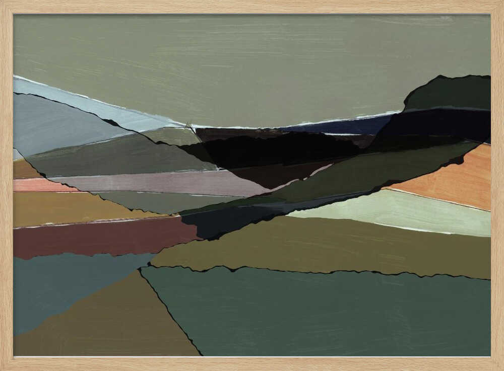 Subdued Landscape - Stretched Canvas, Poster or Fine Art Print - I Heart Wall Art - Poster Print, Canvas Print or Framed Art Print