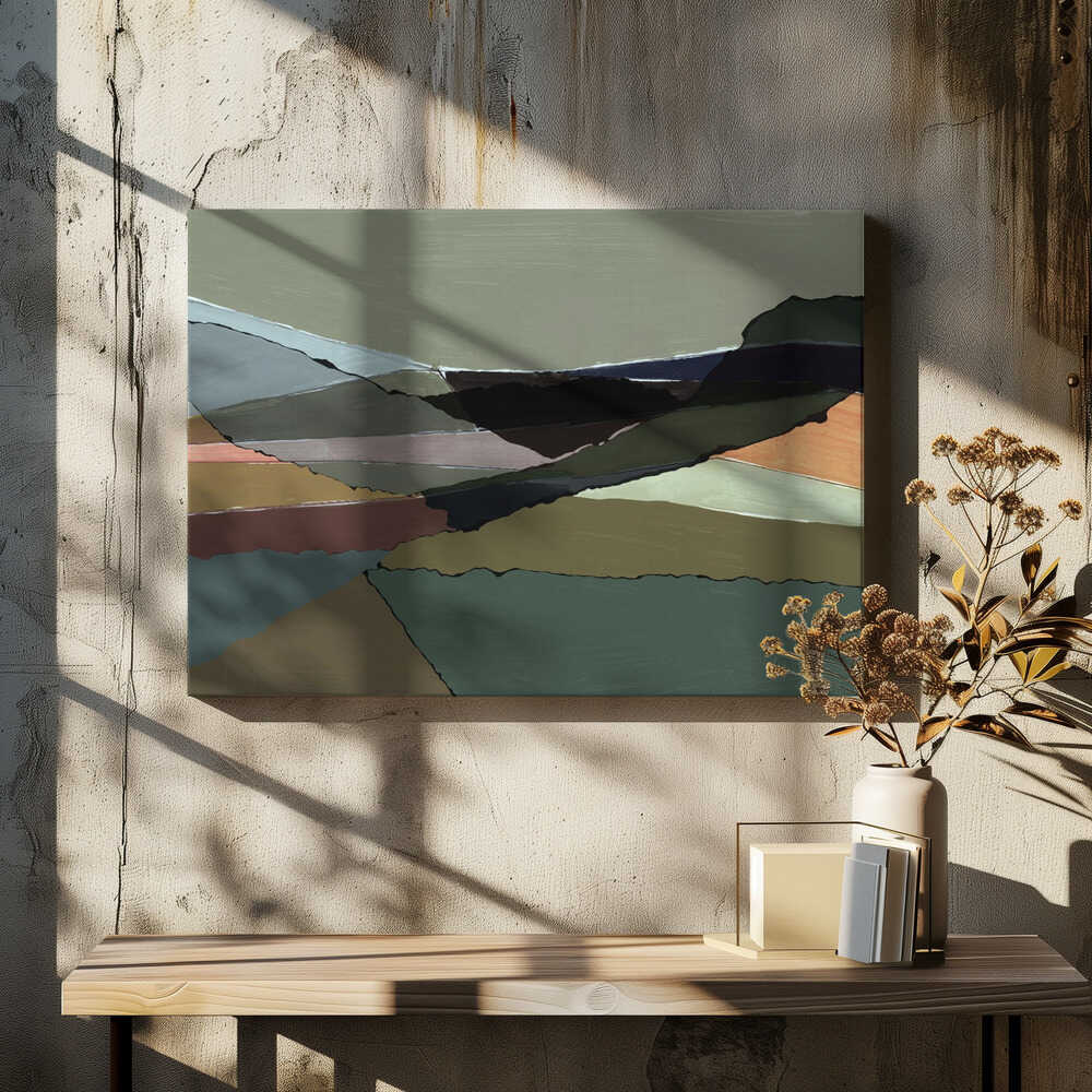 Subdued Landscape - Stretched Canvas, Poster or Fine Art Print - I Heart Wall Art - Poster Print, Canvas Print or Framed Art Print