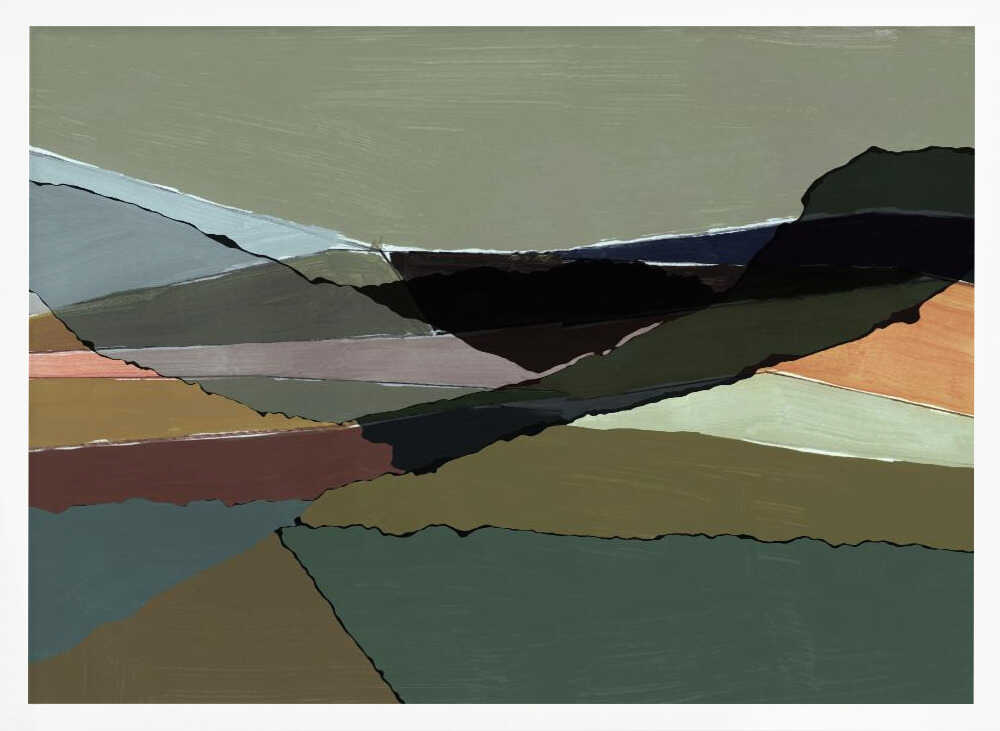 Subdued Landscape - Stretched Canvas, Poster or Fine Art Print - I Heart Wall Art - Poster Print, Canvas Print or Framed Art Print