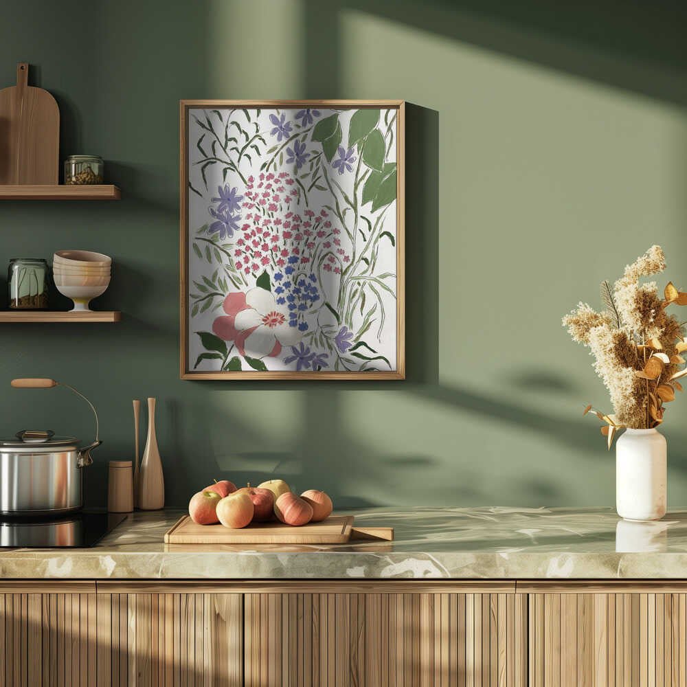 Summer Blossoms - Stretched Canvas, Poster or Fine Art Print - I Heart Wall Art - Poster Print, Canvas Print or Framed Art Print