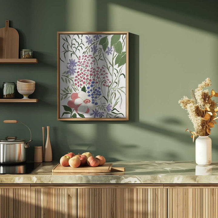 Summer Blossoms - Stretched Canvas, Poster or Fine Art Print - I Heart Wall Art - Poster Print, Canvas Print or Framed Art Print