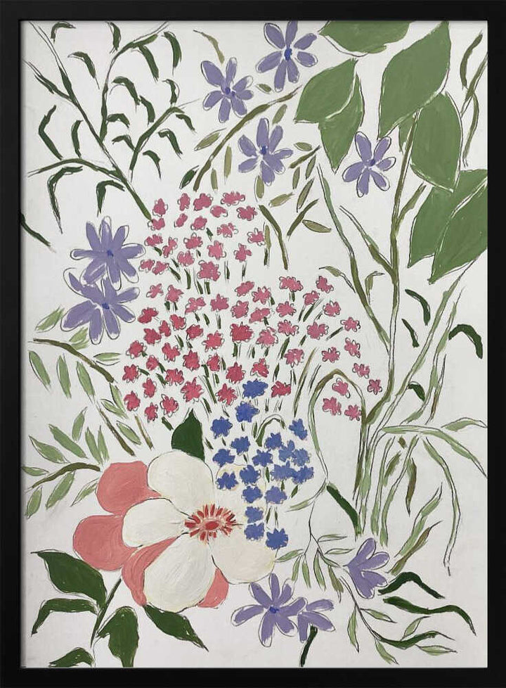 Summer Blossoms - Stretched Canvas, Poster or Fine Art Print - I Heart Wall Art - Poster Print, Canvas Print or Framed Art Print