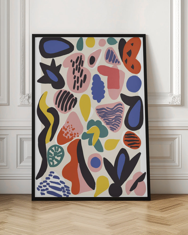 Summer Collection No 5 - Stretched Canvas, Poster or Fine Art Print I Heart Wall Art