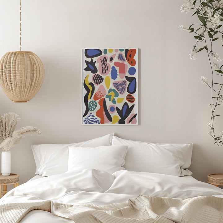 Summer Collection No 5 - Stretched Canvas, Poster or Fine Art Print I Heart Wall Art