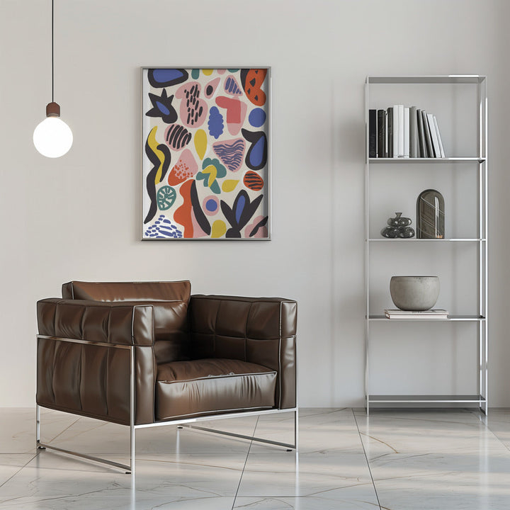 Summer Collection No 5 - Stretched Canvas, Poster or Fine Art Print I Heart Wall Art