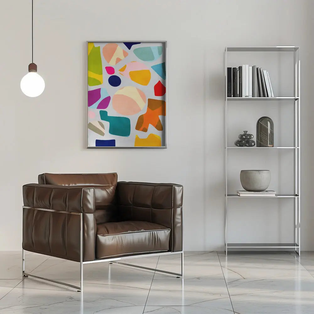 Summer cut outs - Stretched Canvas, Poster or Fine Art Print I Heart Wall Art