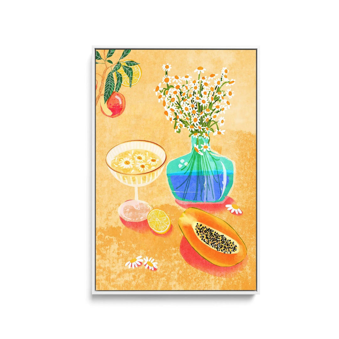Summer Day Vibes by Raissa Oltmanns - Stretched Canvas Print or Framed Fine Art Print - Artwork I Heart Wall Art Australia 