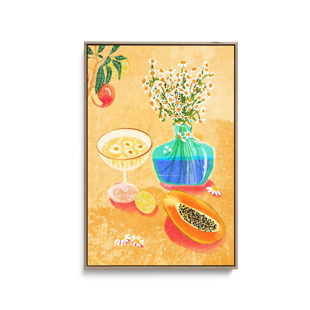Summer Day Vibes by Raissa Oltmanns - Stretched Canvas Print or Framed Fine Art Print - Artwork I Heart Wall Art Australia 