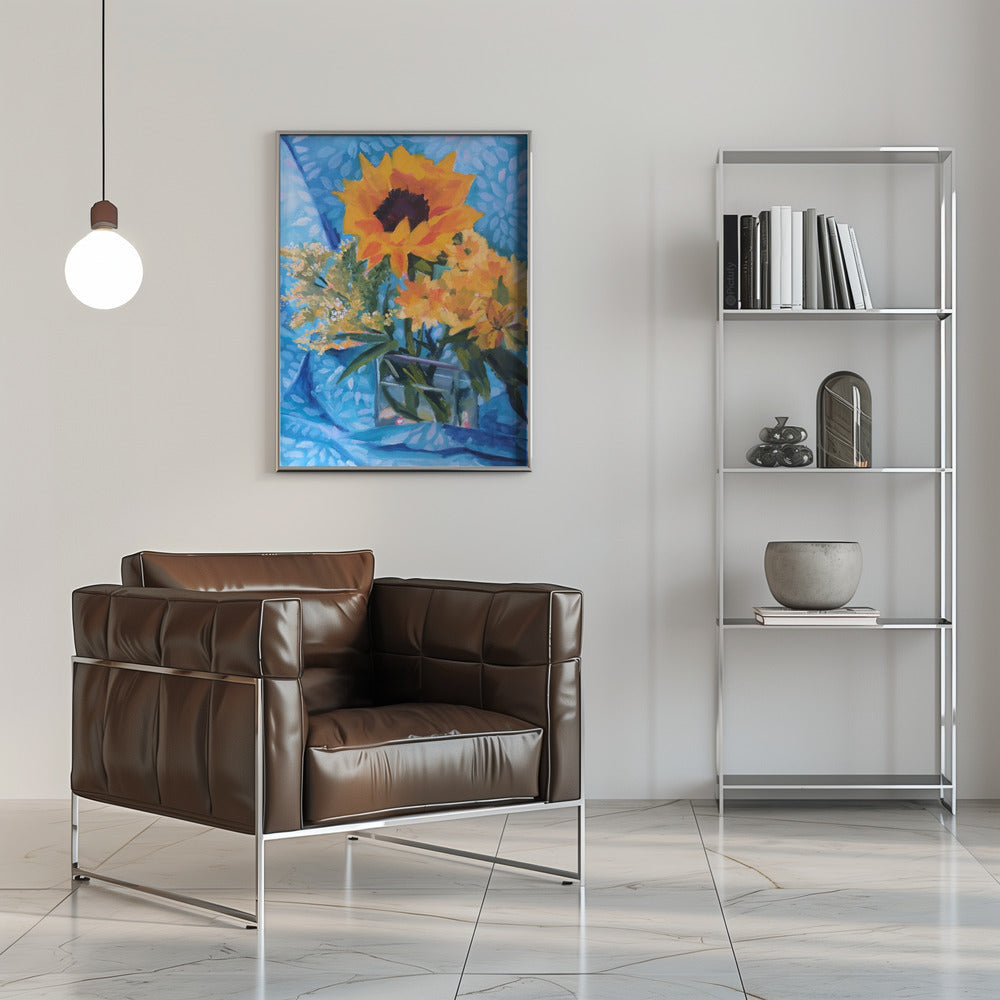 Summer Flowers - Stretched Canvas, Poster or Fine Art Print I Heart Wall Art