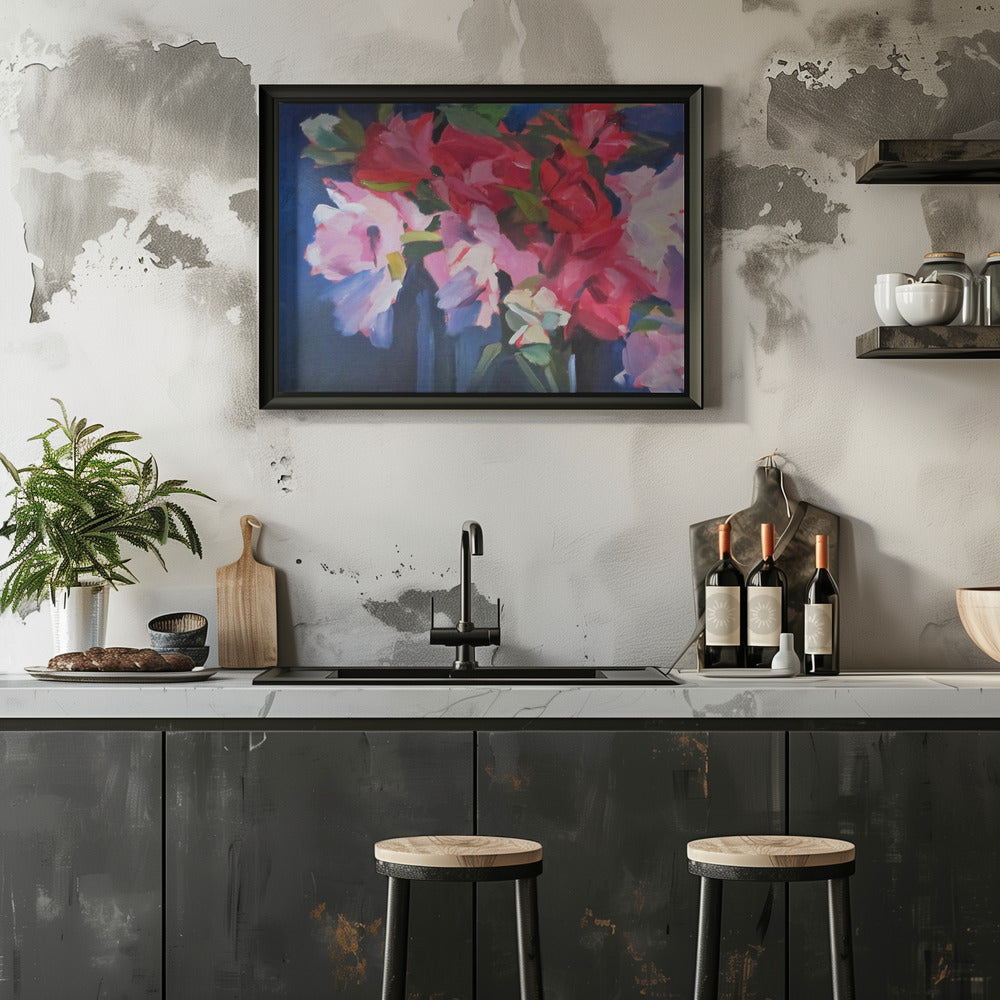 Summer Flowers - Stretched Canvas, Poster or Fine Art Print I Heart Wall Art