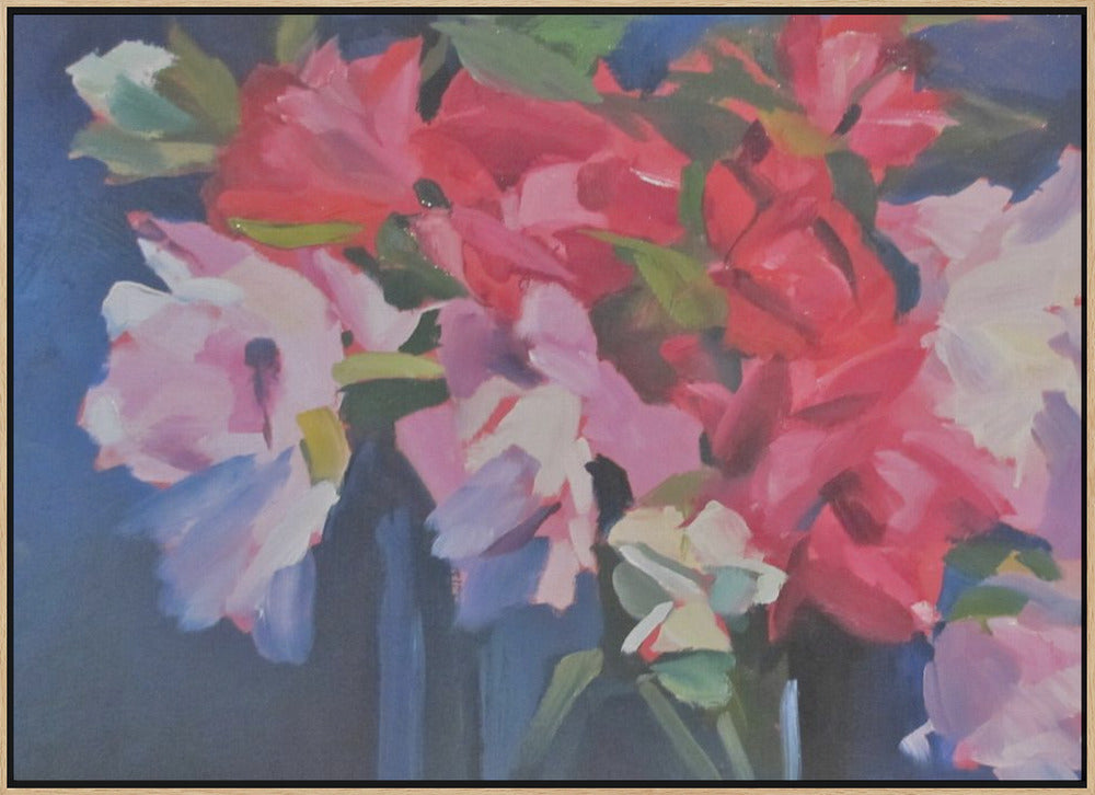 Summer Flowers - Stretched Canvas, Poster or Fine Art Print I Heart Wall Art