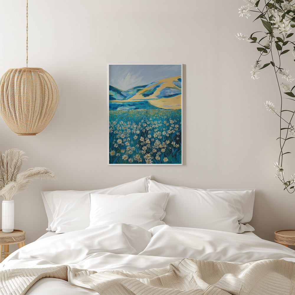 Summer Flowers - Stretched Canvas, Poster or Fine Art Print I Heart Wall Art