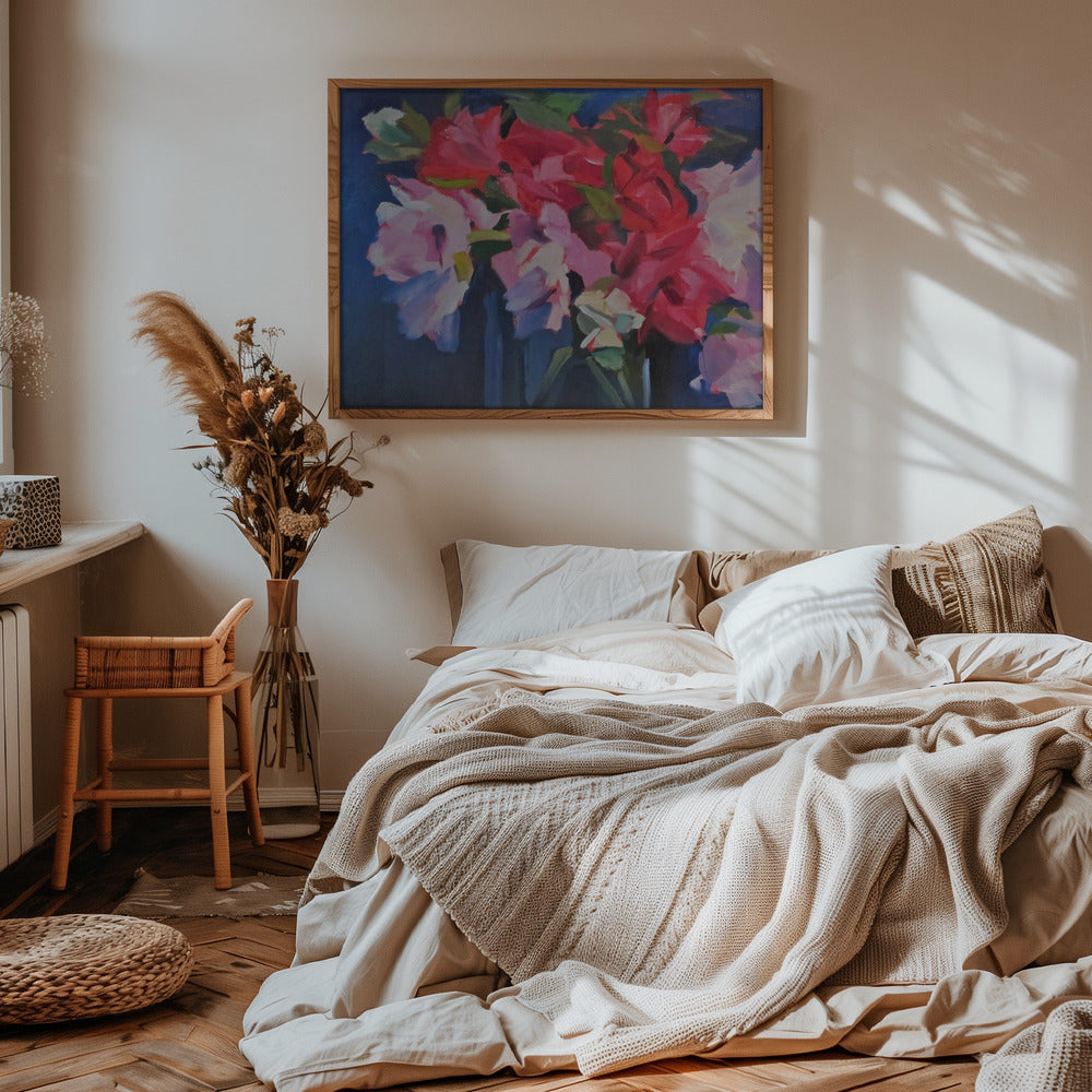 Summer Flowers - Stretched Canvas, Poster or Fine Art Print I Heart Wall Art