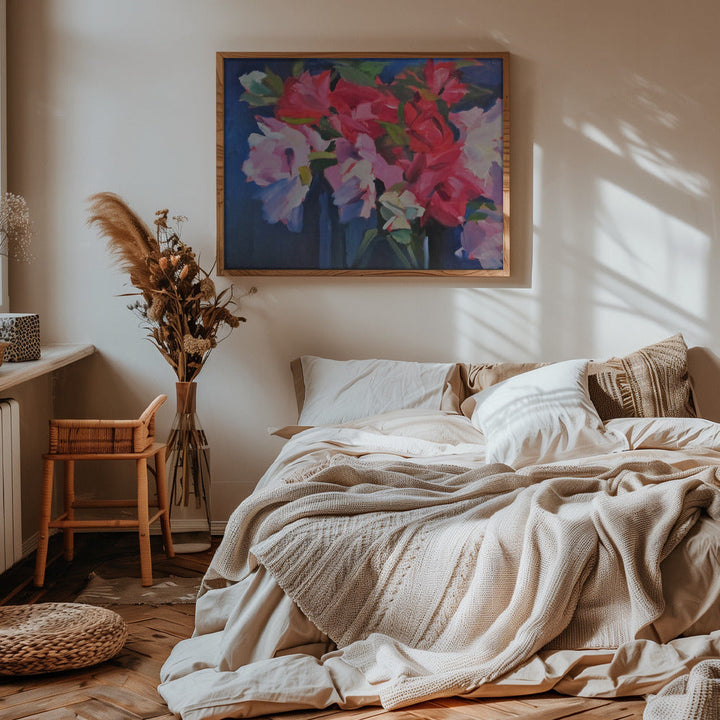Summer Flowers - Stretched Canvas, Poster or Fine Art Print I Heart Wall Art