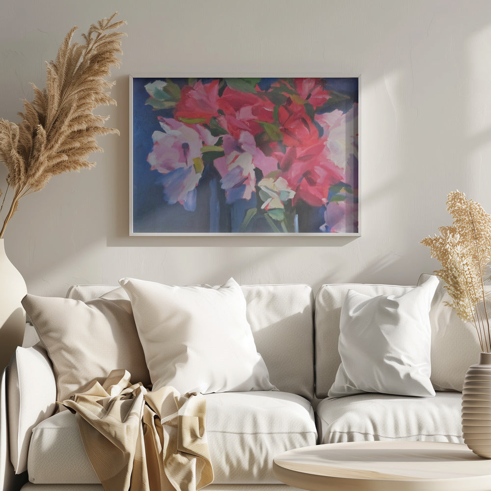 Summer Flowers - Stretched Canvas, Poster or Fine Art Print I Heart Wall Art