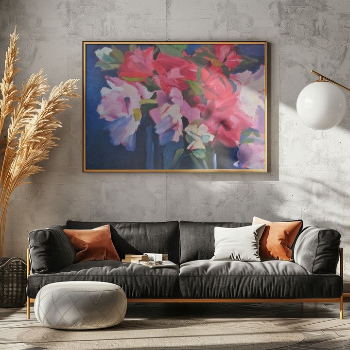 Summer Flowers - Stretched Canvas, Poster or Fine Art Print I Heart Wall Art