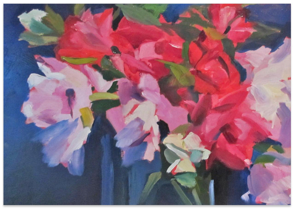 Summer Flowers - Stretched Canvas, Poster or Fine Art Print I Heart Wall Art
